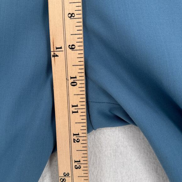 SAMSOE Pants Womens Small Blue Wool Blend Slim Tapered Trousers Pockets Career - Picture 13 of 14